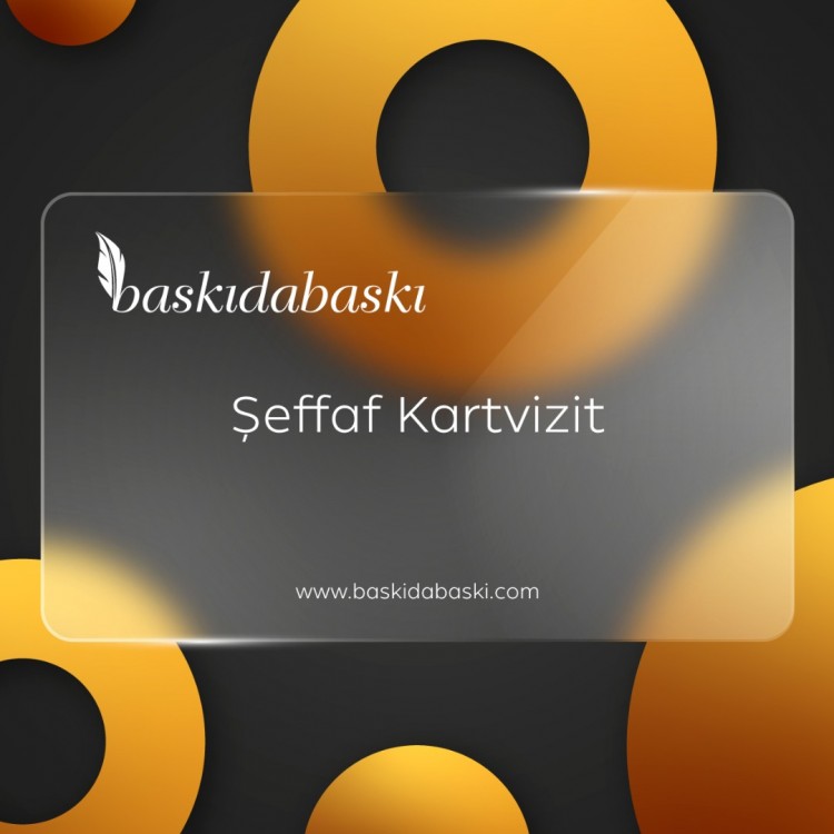 Şeffaf Kartvizit